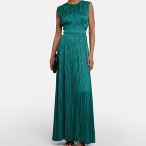 ULLA JOHNSON DELIA GOWN JADEITE EMERALD DRESS XS - NEW AND UNWORN!